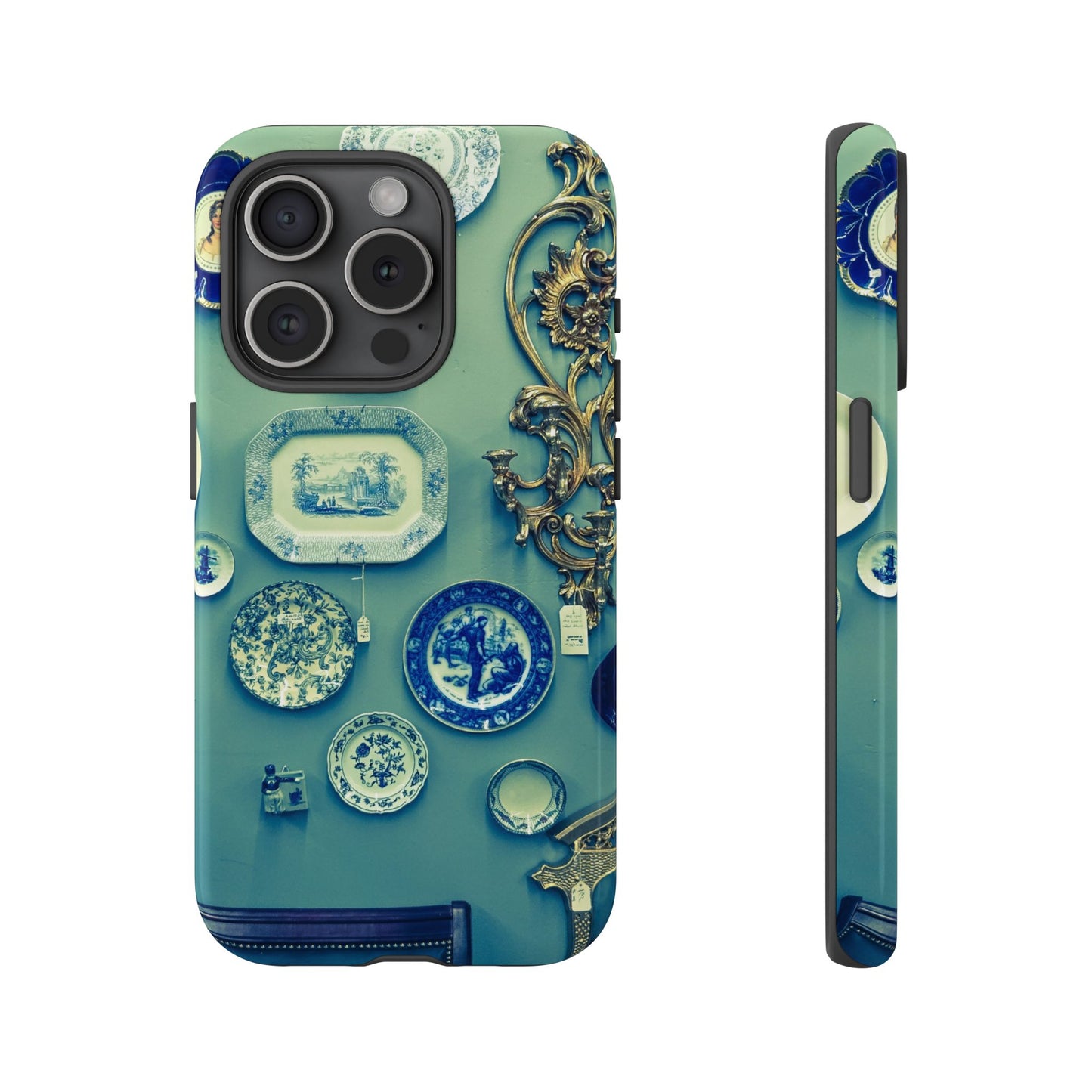 Antique Store Stairwell Phone Case--Vintage Gallery Wall Tough Case