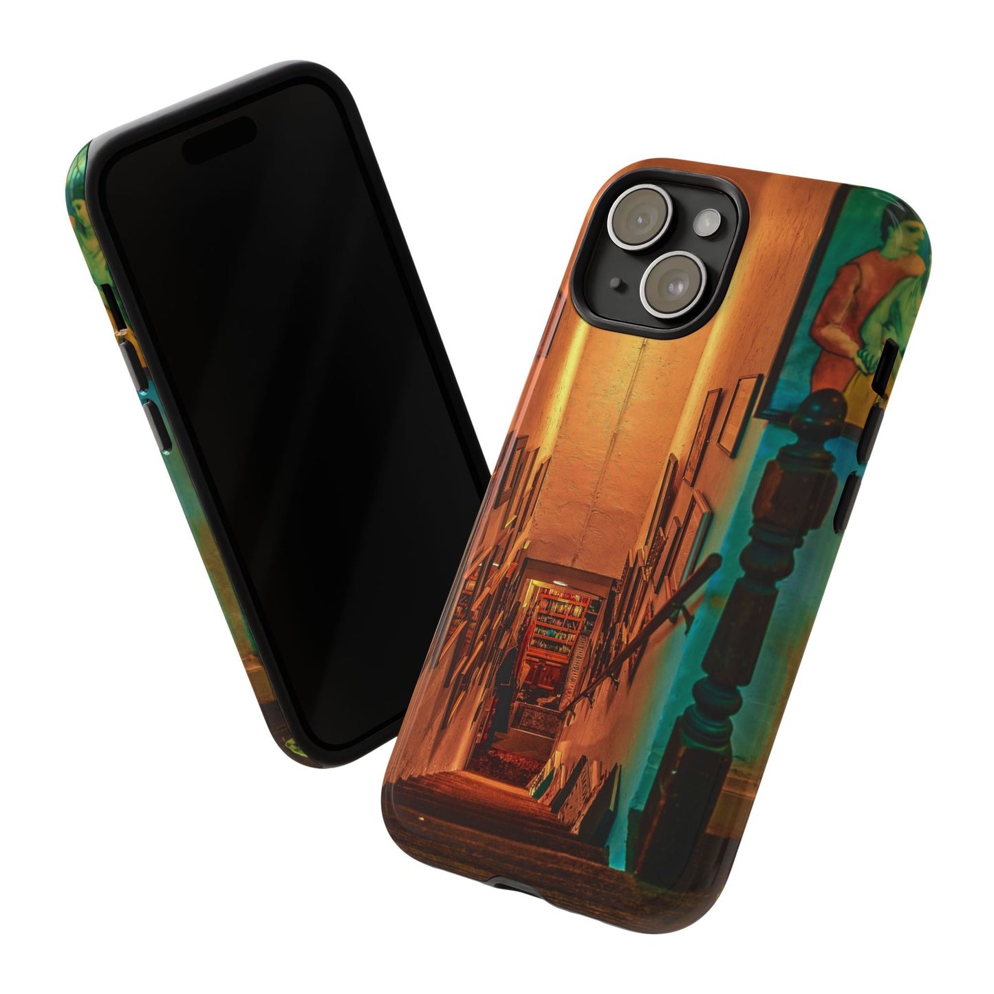 Vintage Gallery Staircase Tough Phone Case--Antique Store Art Phone Cover