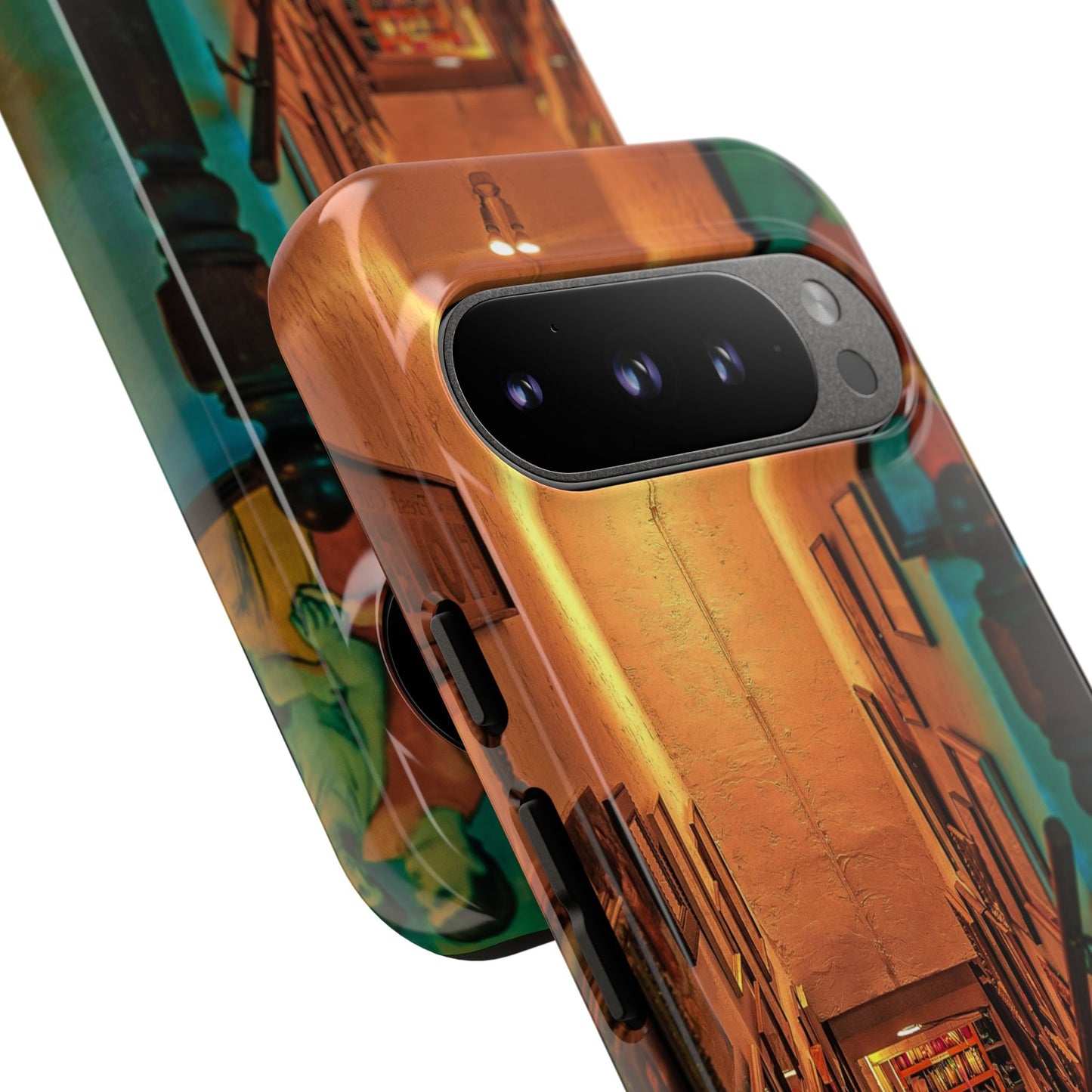 Vintage Gallery Staircase Tough Phone Case--Antique Store Art Phone Cover