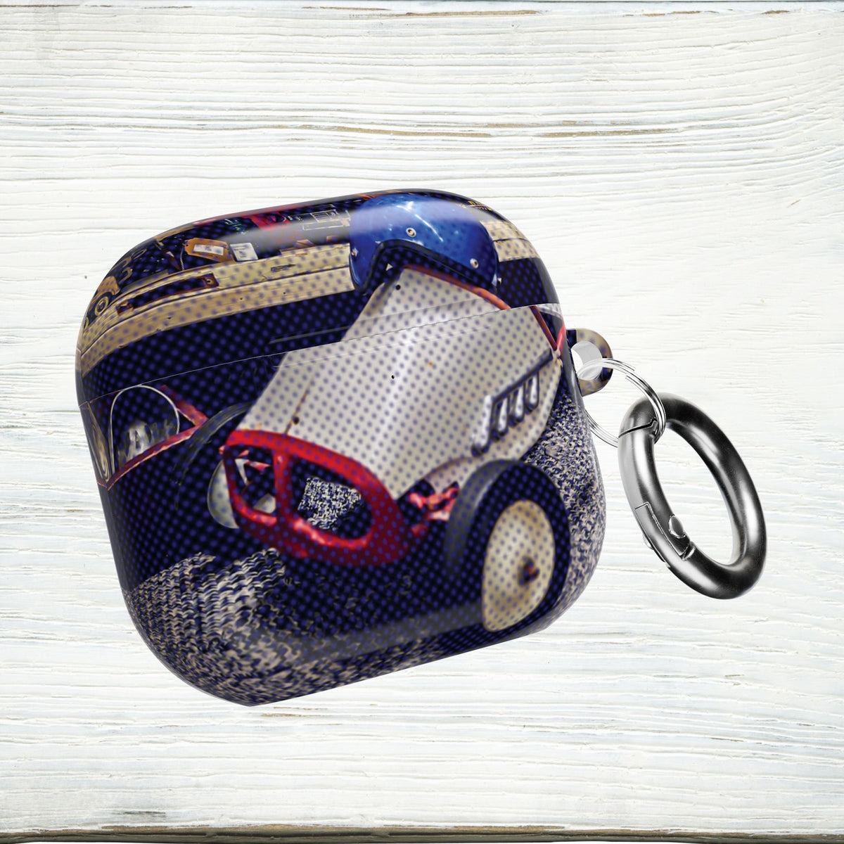 Vintage Go-Kart Racing Airpods Cases – Retro Motorsport Protective Cover