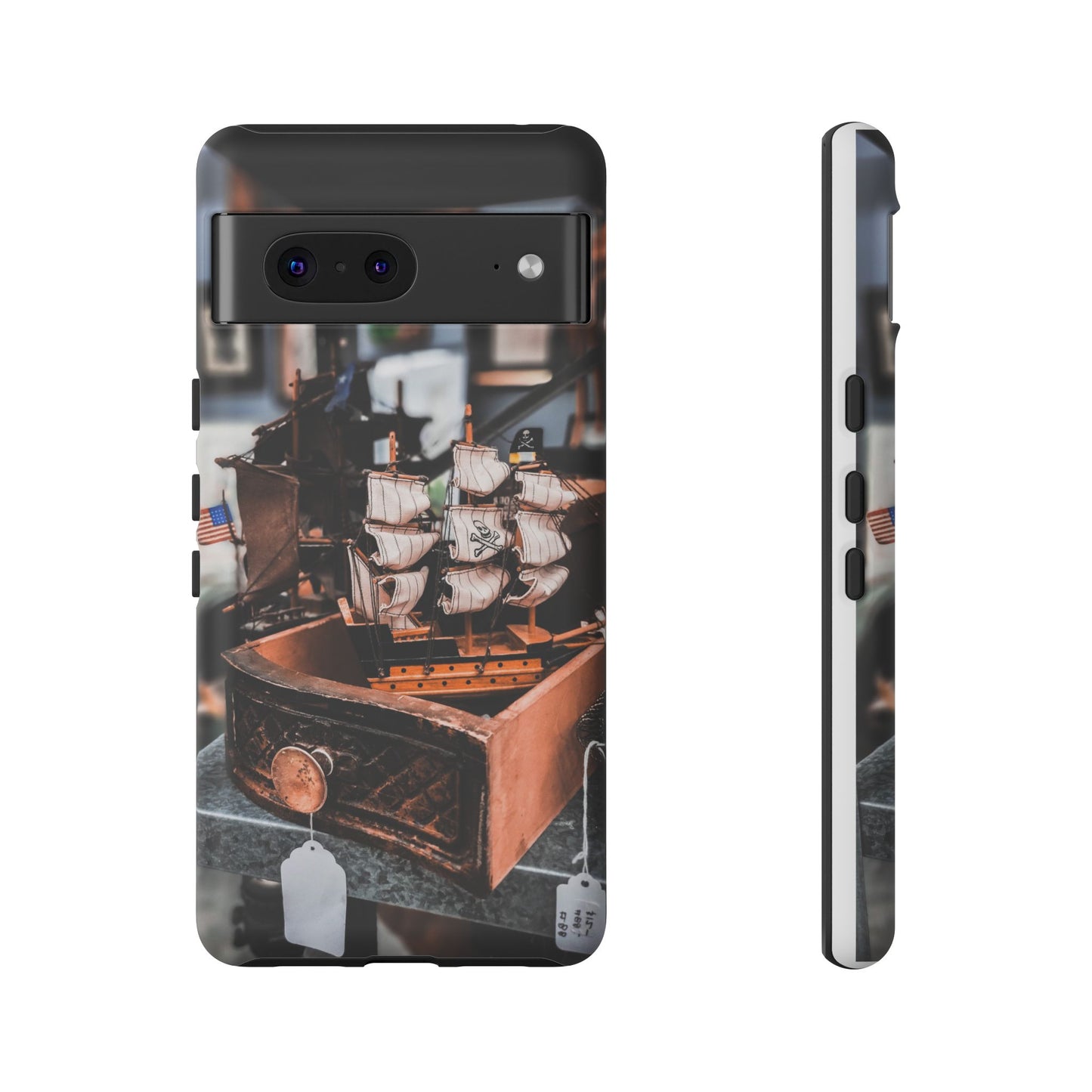 Vintage Ship-Inspired Phone Case, Nautical Design, Tough Phone Cover, Unique Gift for Sea Lovers, Perfect for Summer Adventures