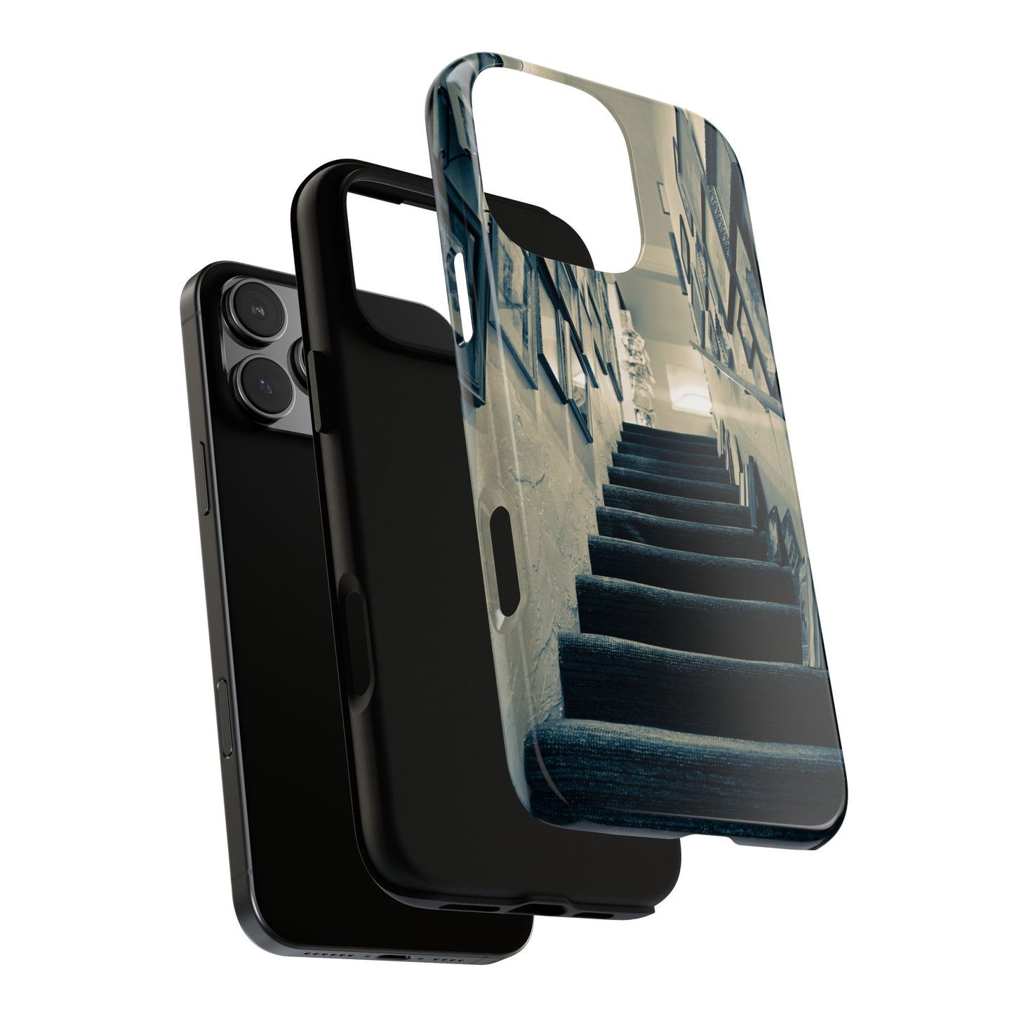 Vintage Boutique Stairway Tough Phone Case, Antique Shop Art Cover for iPhone, Samsung & Google Pixel