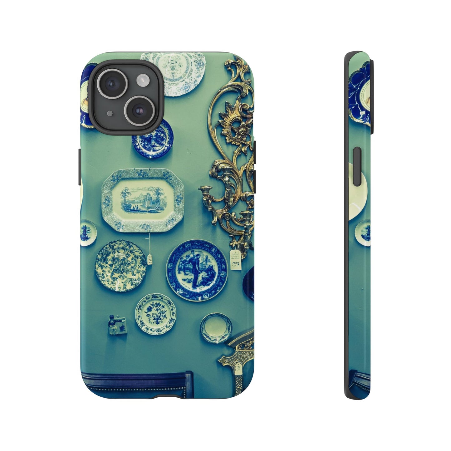 Antique Store Stairwell Phone Case--Vintage Gallery Wall Tough Case