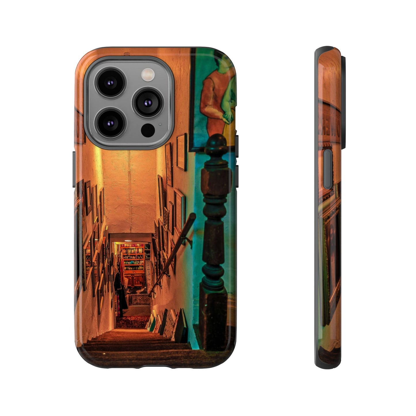 Vintage Gallery Staircase Tough Phone Case--Antique Store Art Phone Cover