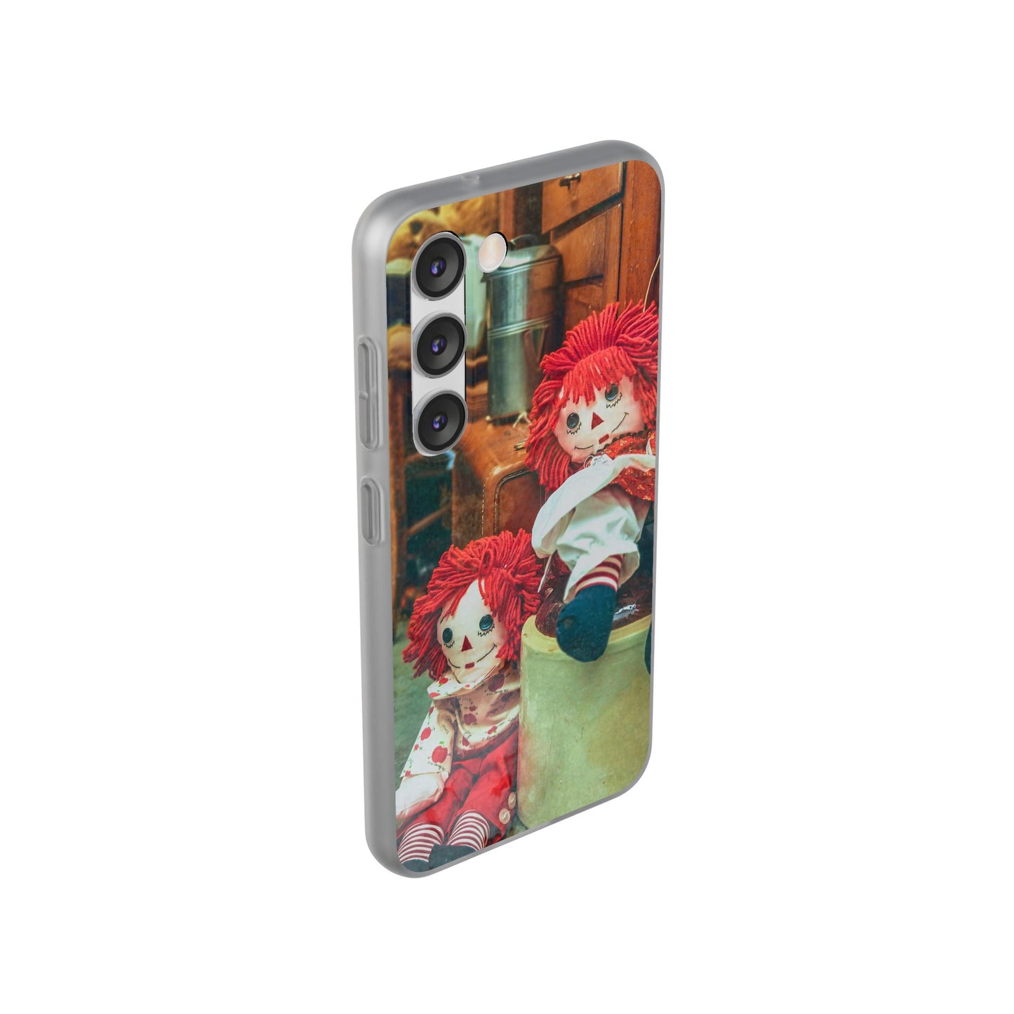 Vintage Doll Phone Cases, Cute Accessory, Gifts for Doll Lovers, Durable Flexi Covers, Fun Phone Protection