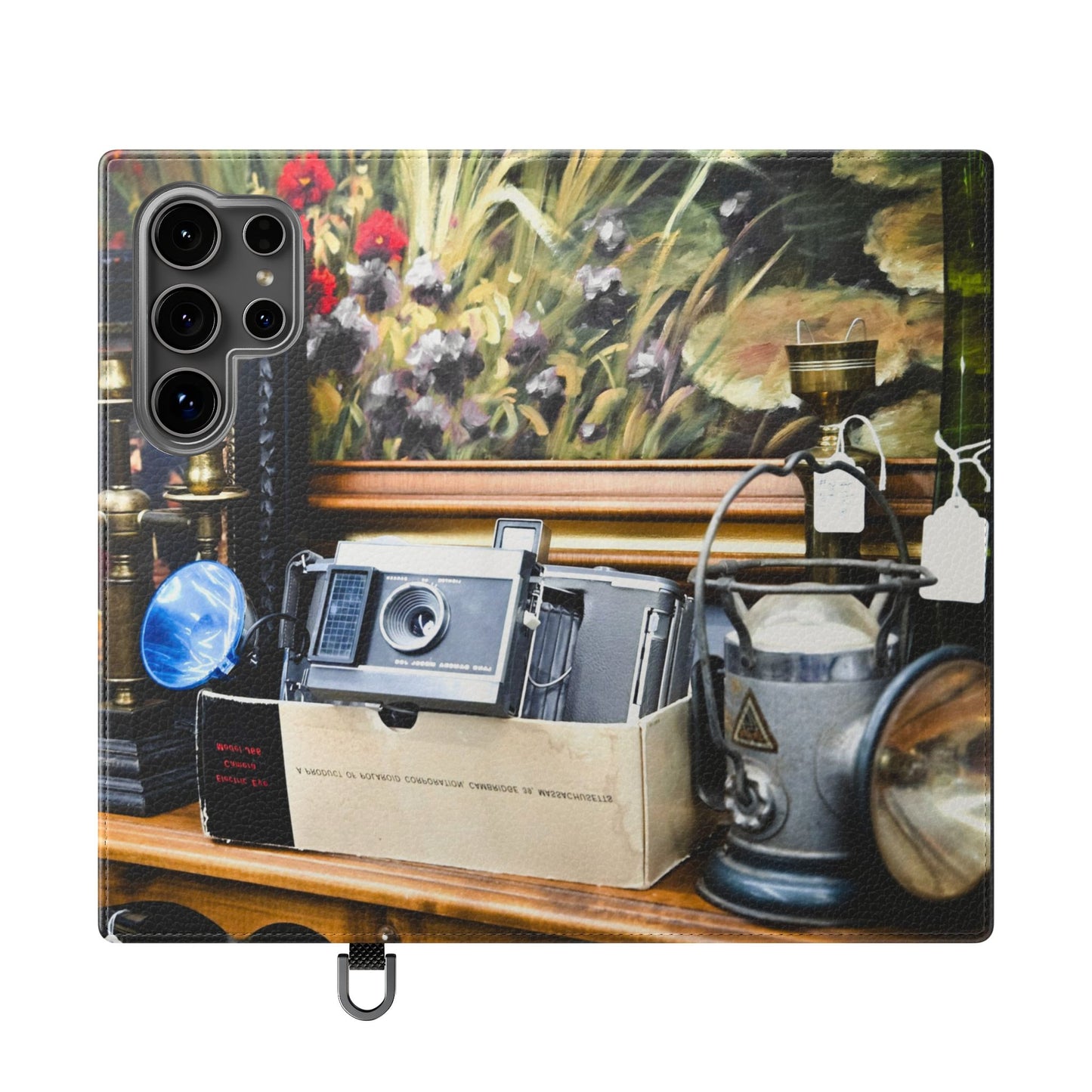 Vintage Camera Flip Case - Retro Style Phone Wallet Cover