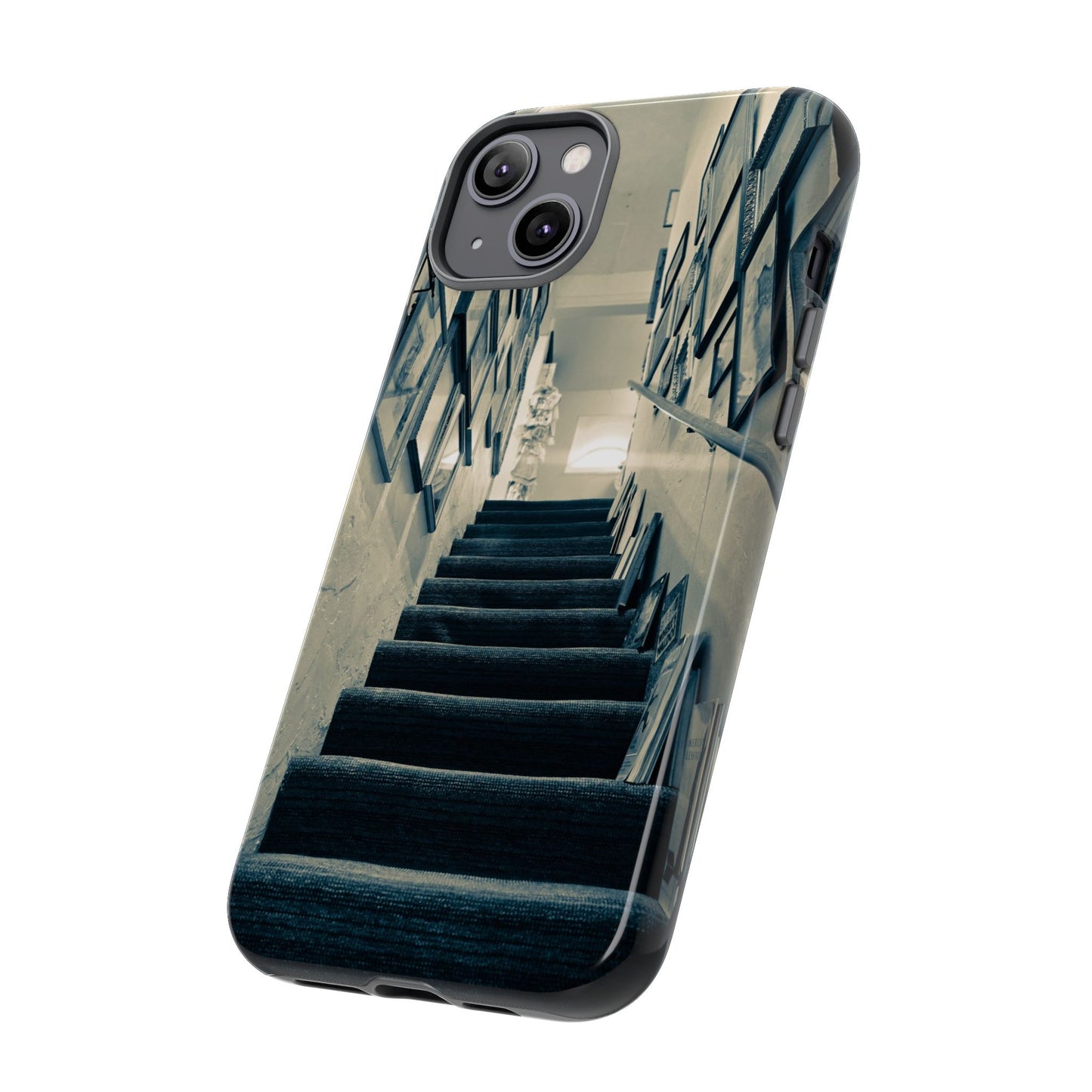 Vintage Boutique Stairway Tough Phone Case, Antique Shop Art Cover for iPhone, Samsung & Google Pixel
