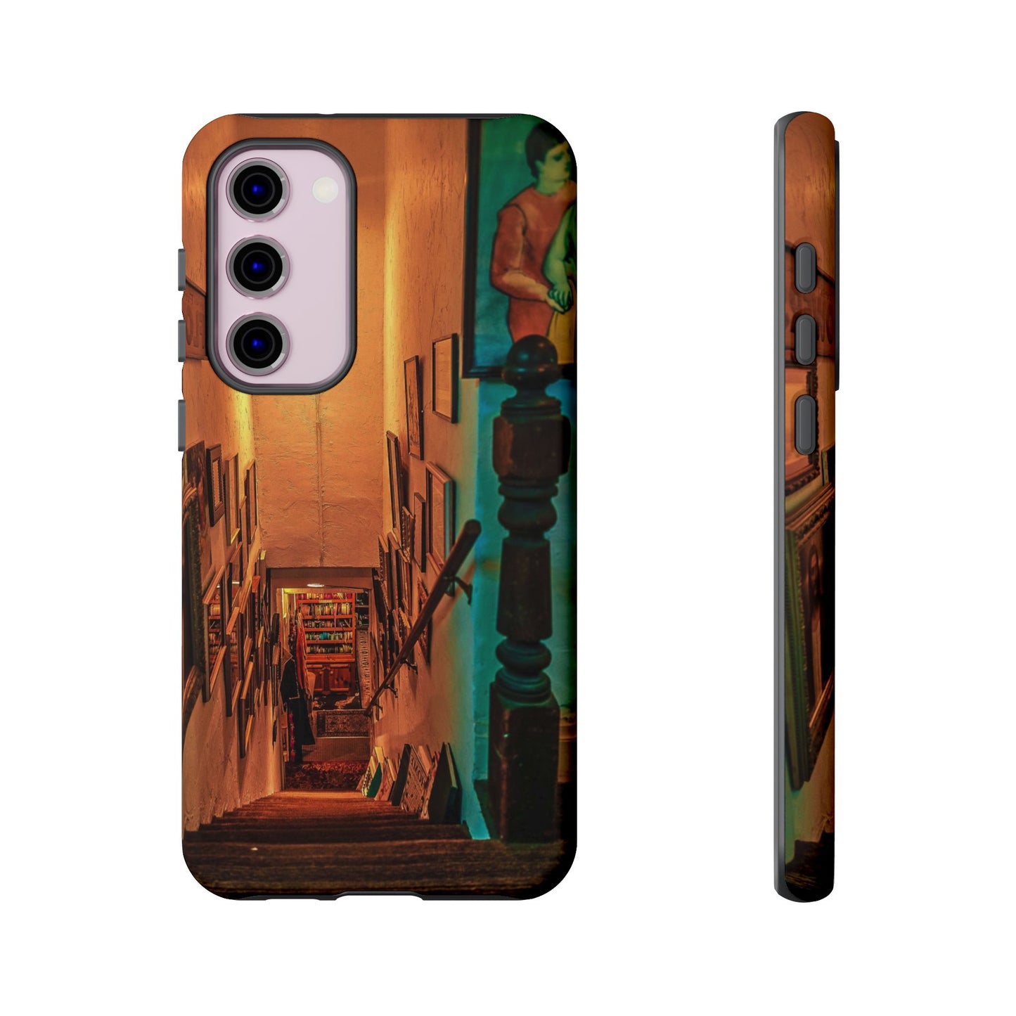 Vintage Gallery Staircase Tough Phone Case--Antique Store Art Phone Cover
