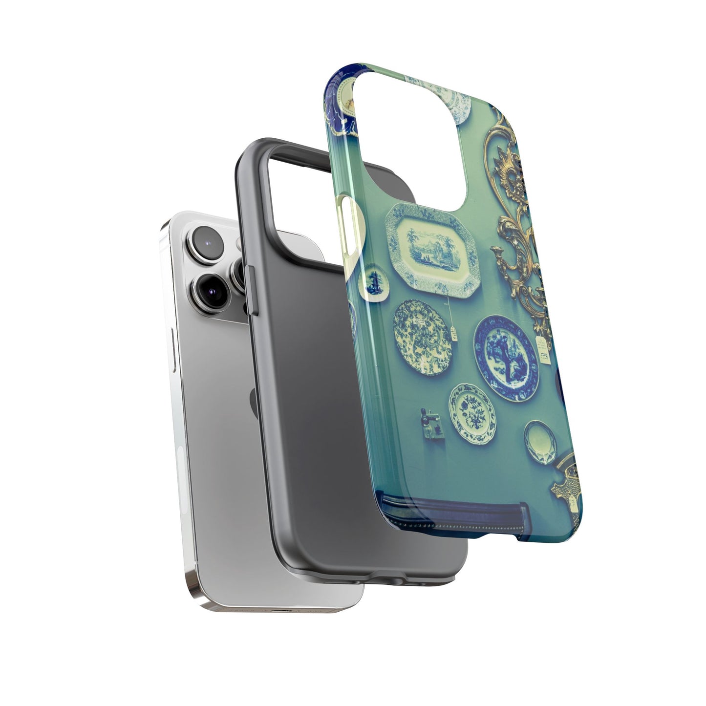 Antique Store Stairwell Phone Case--Vintage Gallery Wall Tough Case