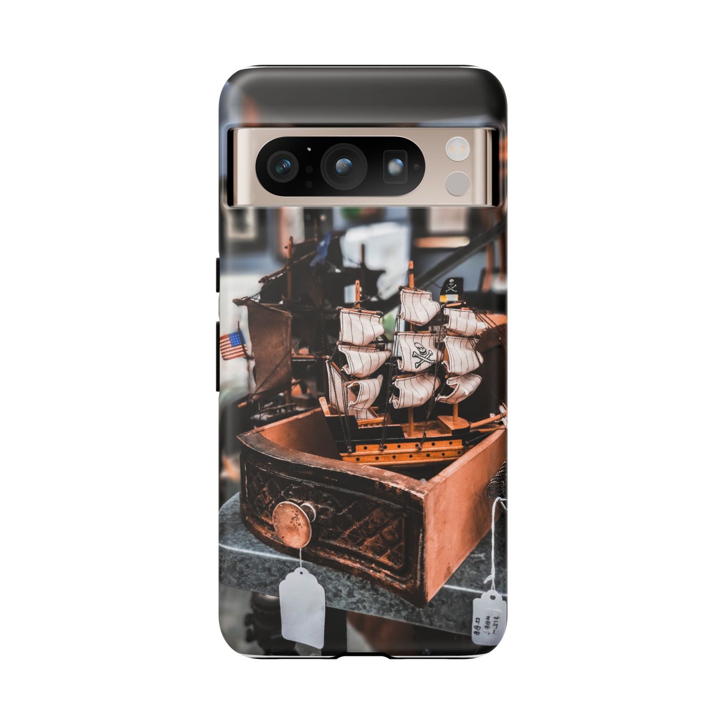 Vintage Ship-Inspired Phone Case, Nautical Design, Tough Phone Cover, Unique Gift for Sea Lovers, Perfect for Summer Adventures