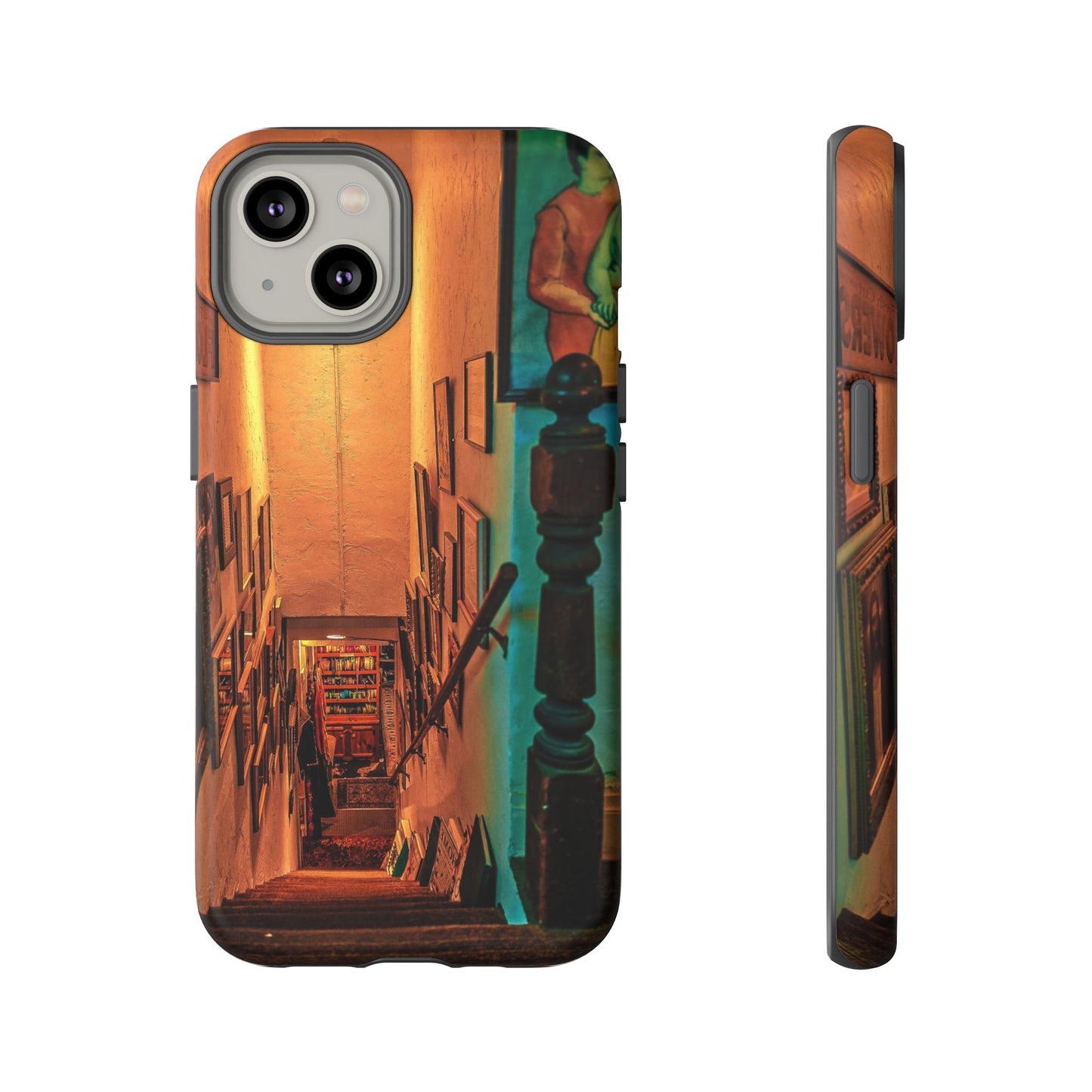 Vintage Gallery Staircase Tough Phone Case--Antique Store Art Phone Cover