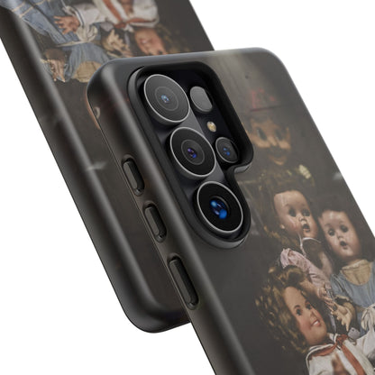 Personalized Creepy Doll Tough Phone Case – Gothic Vintage Graphic