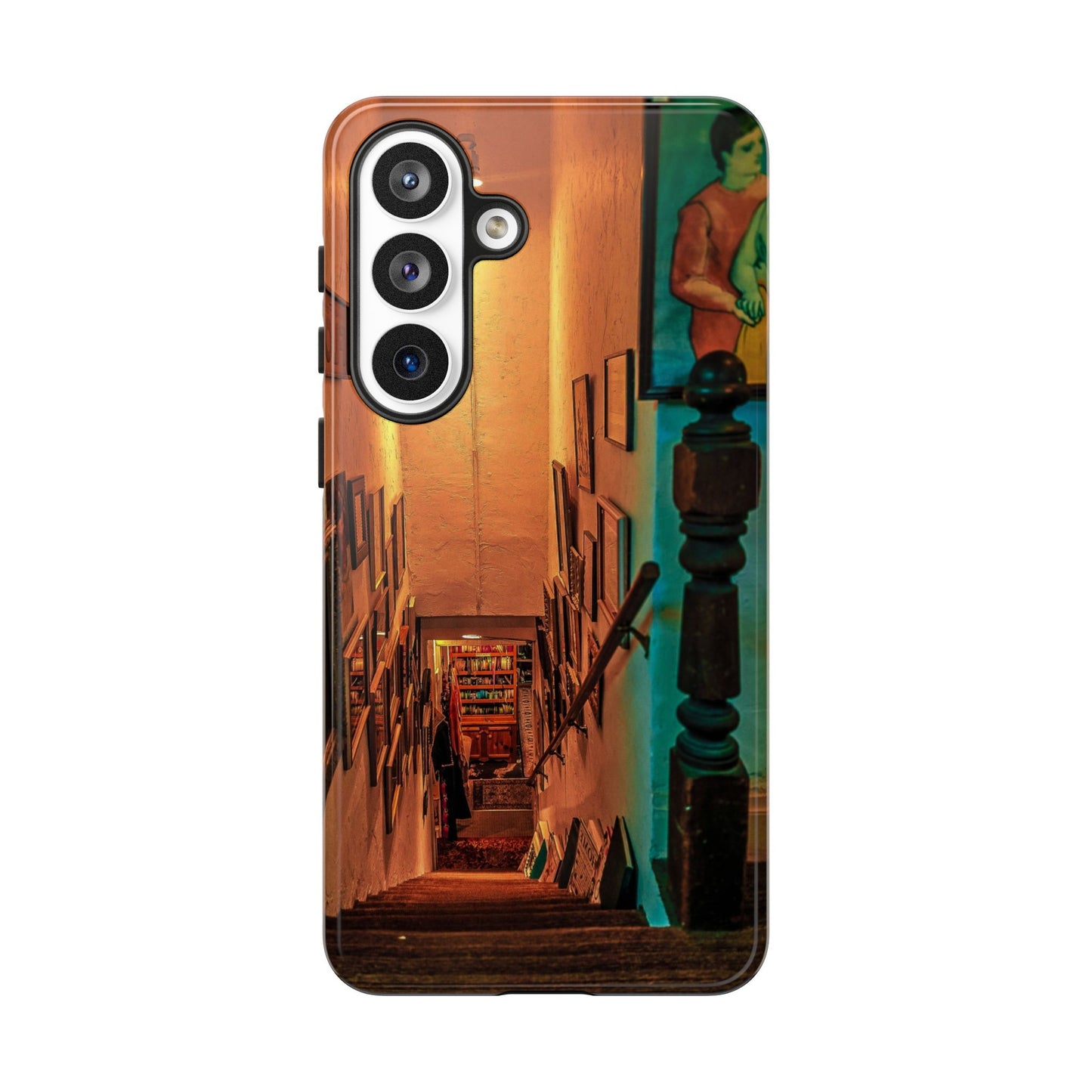 Vintage Gallery Staircase Tough Phone Case--Antique Store Art Phone Cover