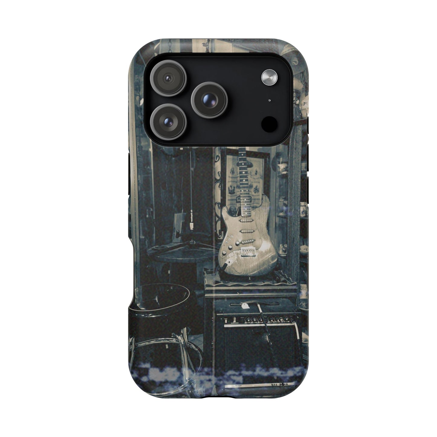 Vintage Electric Guitar Lover Phone Case | Magnetic Impact-Resistant Case
