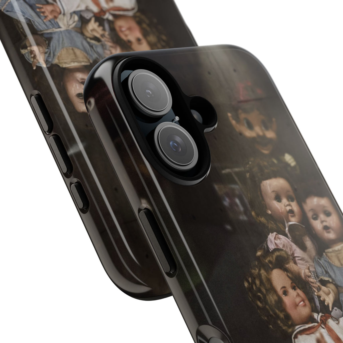 Personalized Creepy Doll Tough Phone Case – Gothic Vintage Graphic