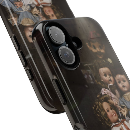 Personalized Creepy Doll Tough Phone Case – Gothic Vintage Graphic