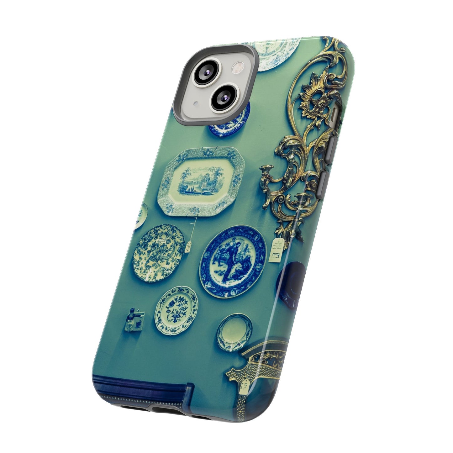 Antique Store Stairwell Phone Case--Vintage Gallery Wall Tough Case