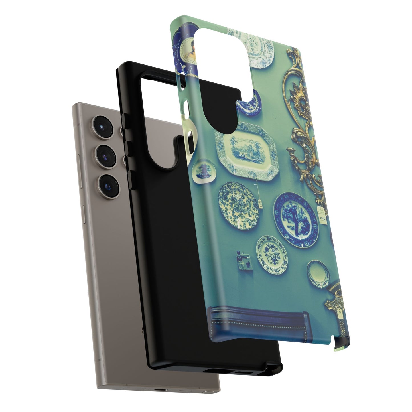 Antique Store Stairwell Phone Case--Vintage Gallery Wall Tough Case