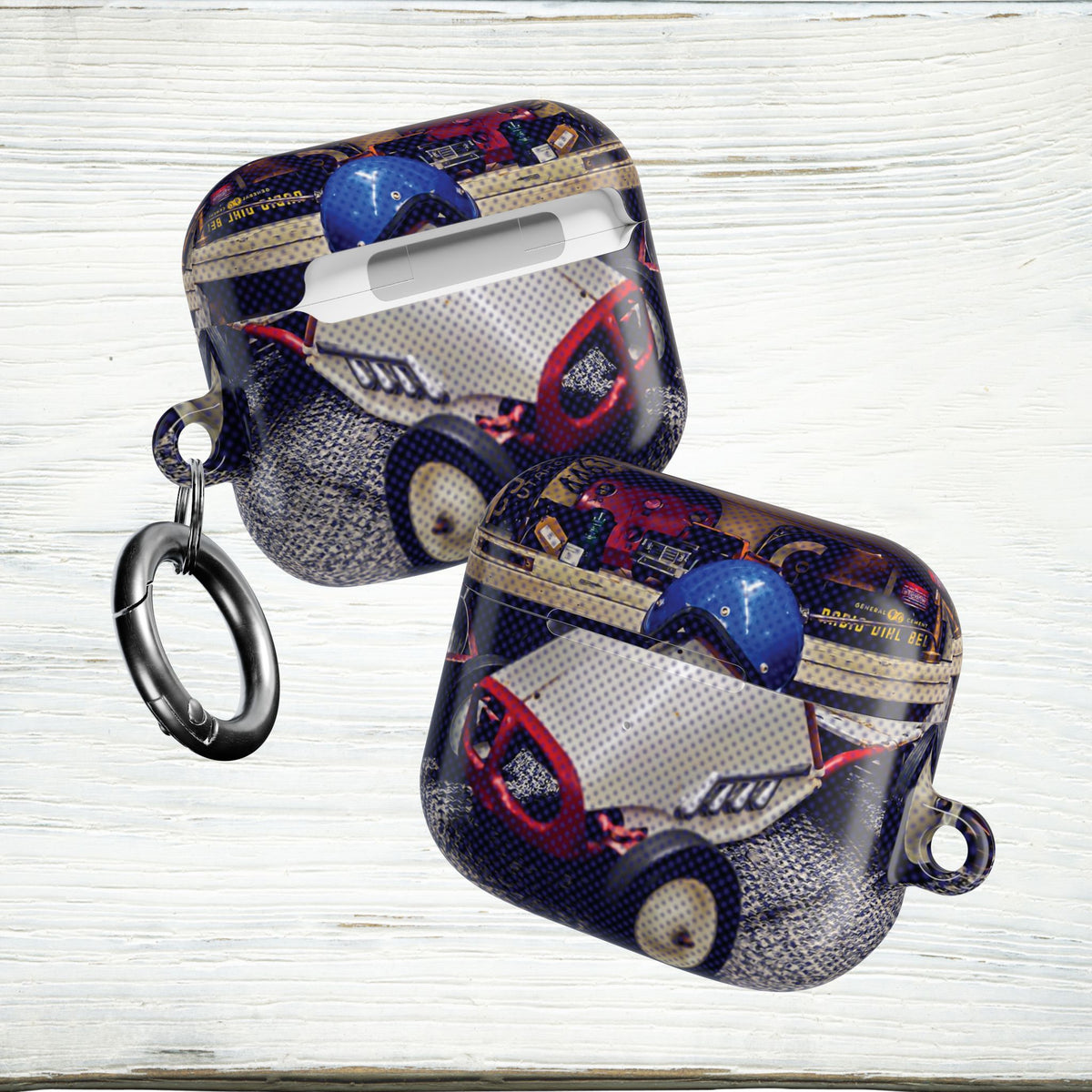 Vintage Go-Kart Racing Airpods Cases – Retro Motorsport Protective Cover