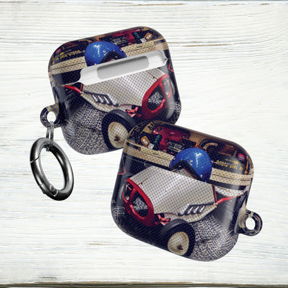 Vintage Go-Kart Racing Airpods Cases – Retro Motorsport Protective Cover