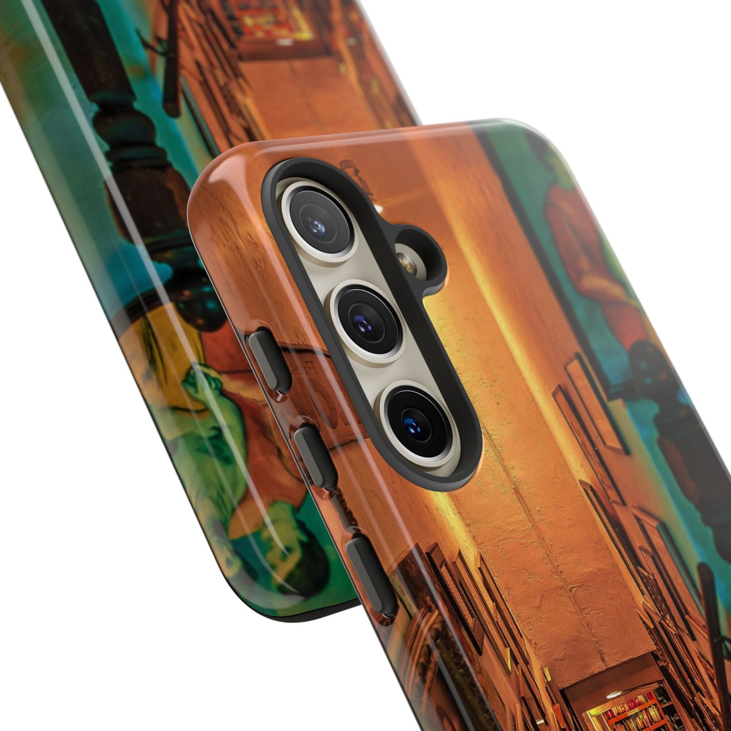 Vintage Gallery Staircase Tough Phone Case--Antique Store Art Phone Cover