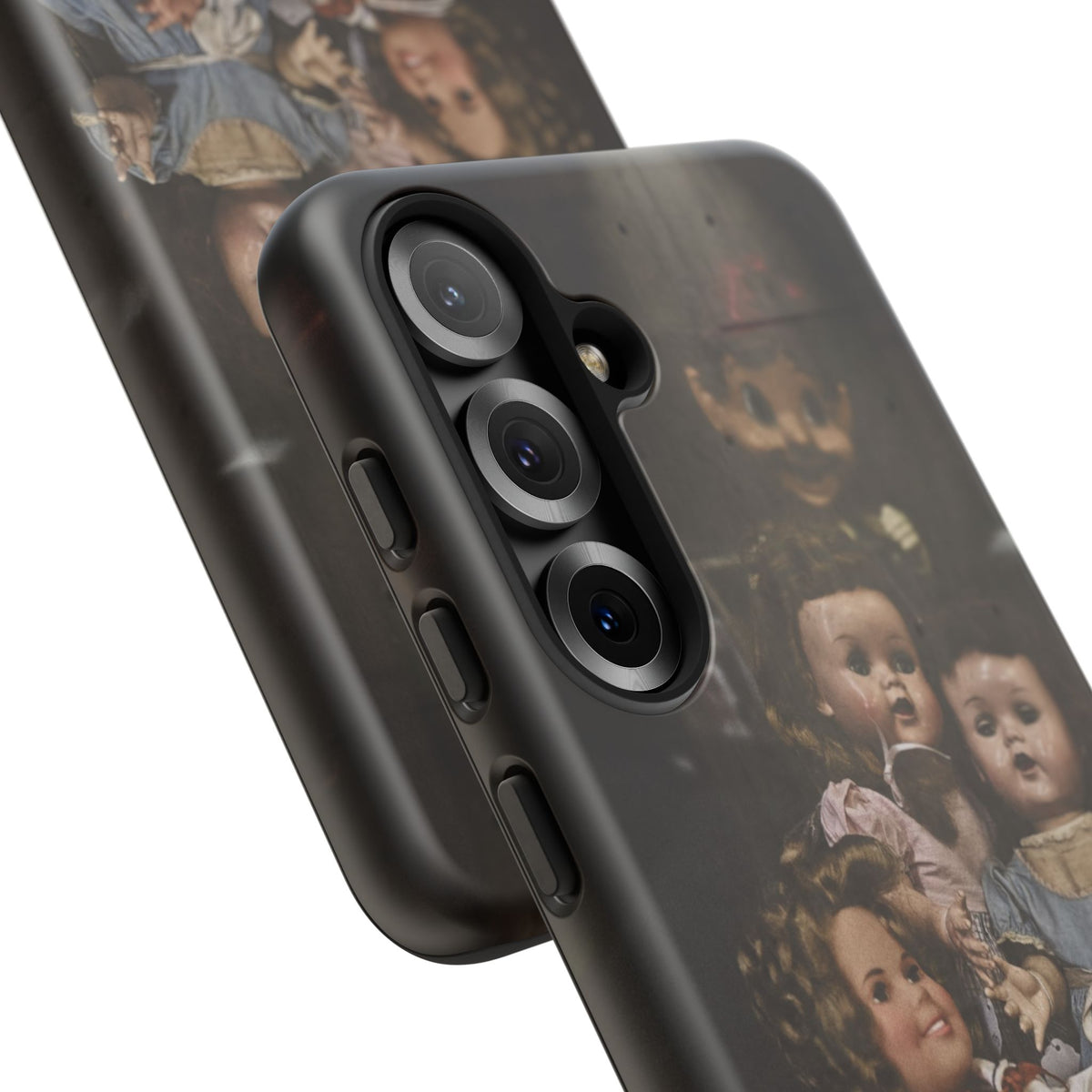 Personalized Creepy Doll Tough Phone Case – Gothic Vintage Graphic