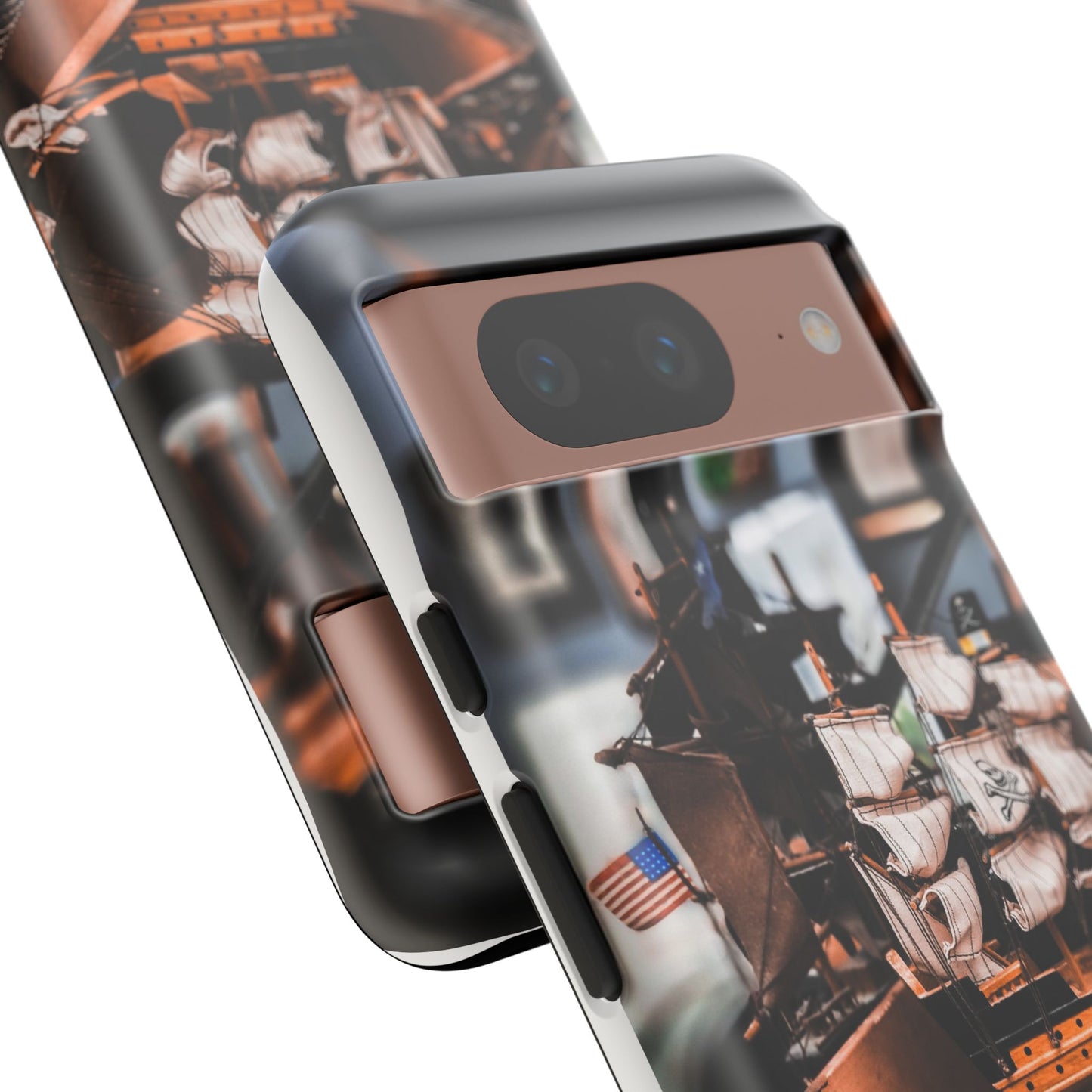 Vintage Ship-Inspired Phone Case, Nautical Design, Tough Phone Cover, Unique Gift for Sea Lovers, Perfect for Summer Adventures