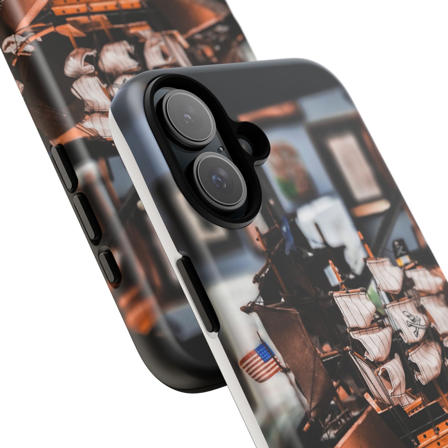 Vintage Ship-Inspired Phone Case, Nautical Design, Tough Phone Cover, Unique Gift for Sea Lovers, Perfect for Summer Adventures