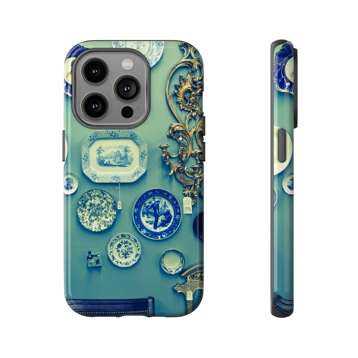 Antique Store Stairwell Phone Case--Vintage Gallery Wall Tough Case