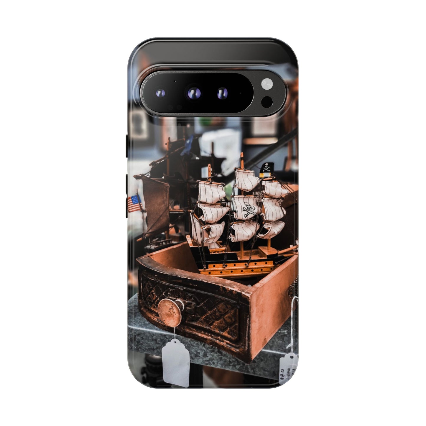 Vintage Ship-Inspired Phone Case, Nautical Design, Tough Phone Cover, Unique Gift for Sea Lovers, Perfect for Summer Adventures