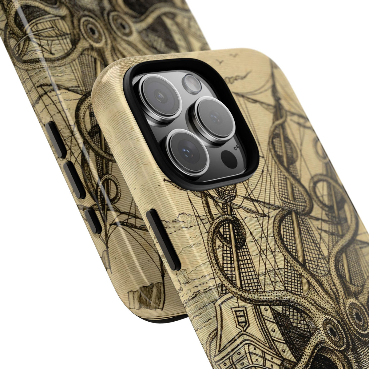 Vintage Kraken Tough Phone Case – Nautical Sea Monster Graphic