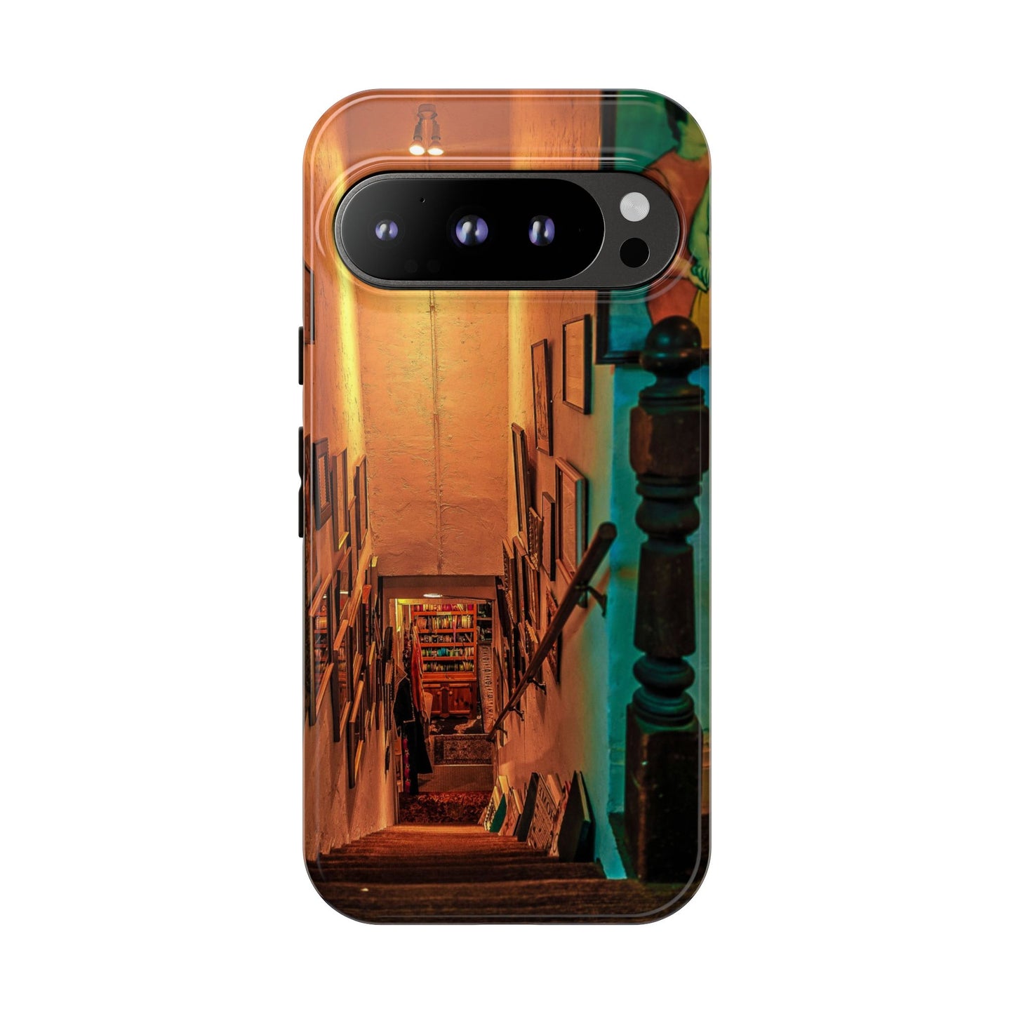 Vintage Gallery Staircase Tough Phone Case--Antique Store Art Phone Cover