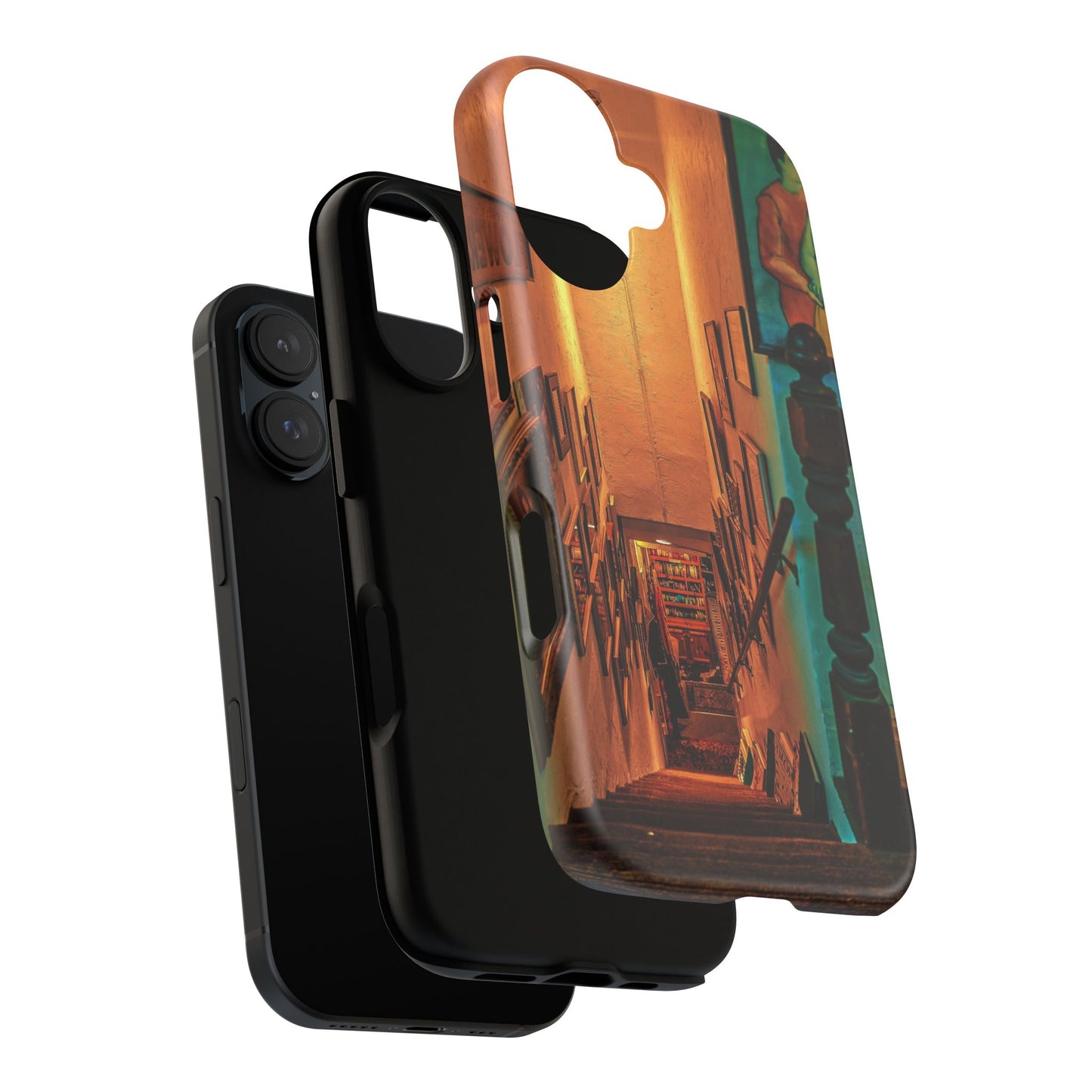 Vintage Gallery Staircase Tough Phone Case--Antique Store Art Phone Cover