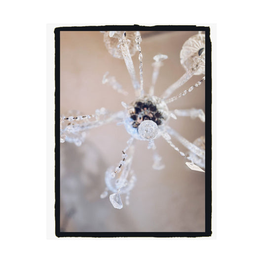 Elegant Vintage Chandelier Satin Poster, Art Print Wall Decor, Home Aesthetic, Gift for Housewarming, Living Room Art