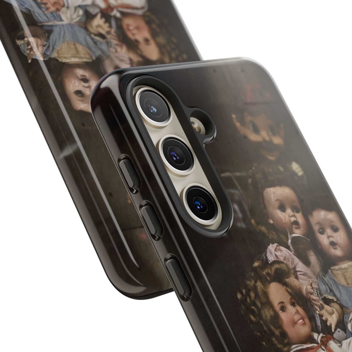 Personalized Creepy Doll Tough Phone Case – Gothic Vintage Graphic