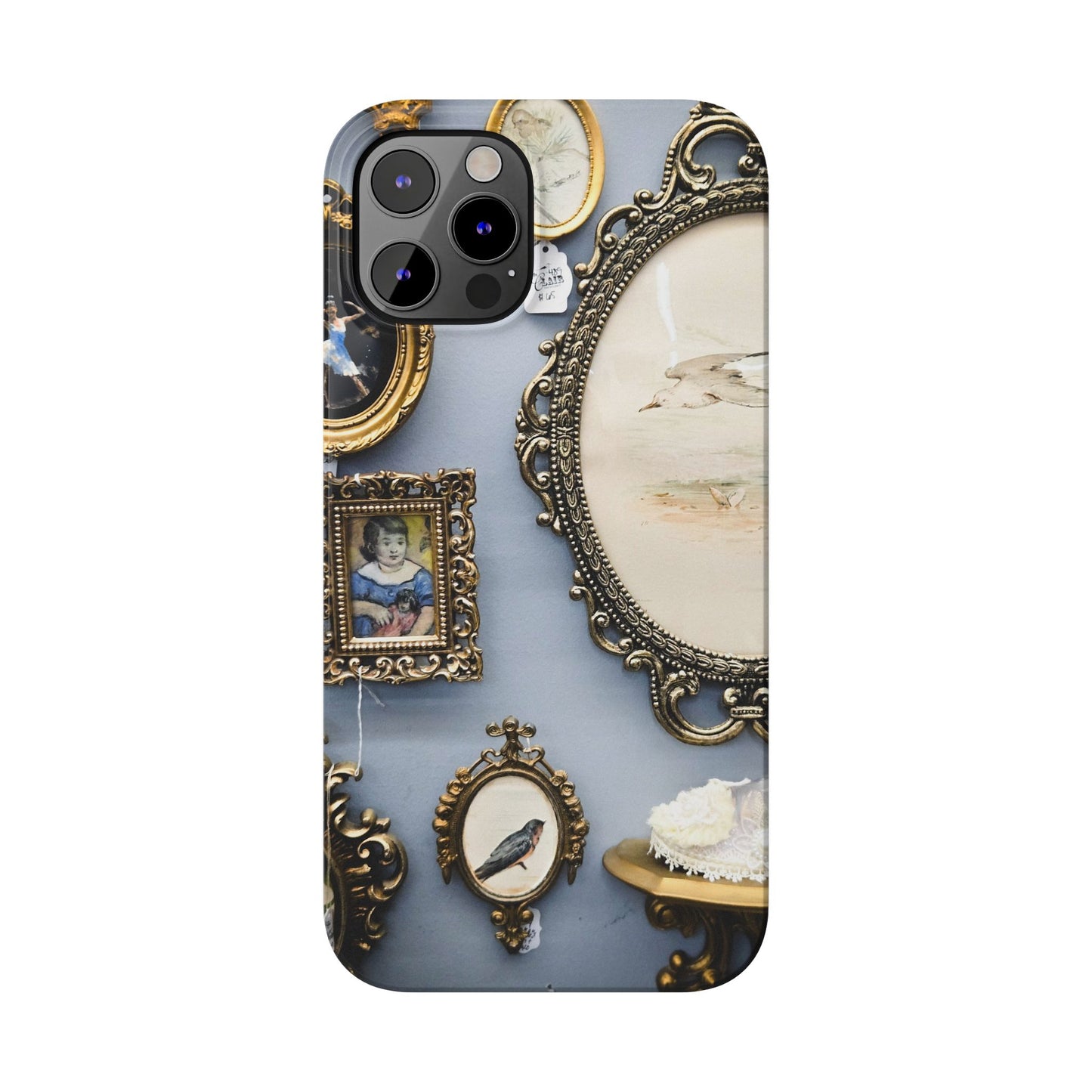 Framed Beauty Slim Phone Case – Vintage with a Twist