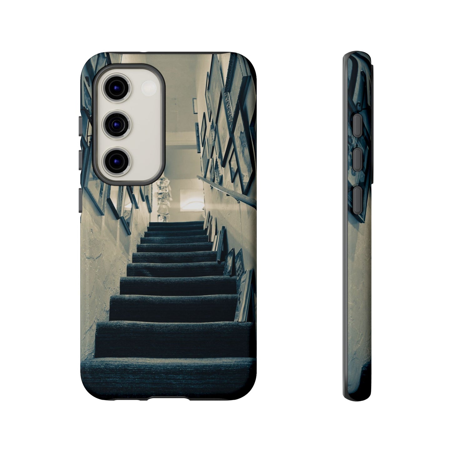 Vintage Boutique Stairway Tough Phone Case, Antique Shop Art Cover for iPhone, Samsung & Google Pixel