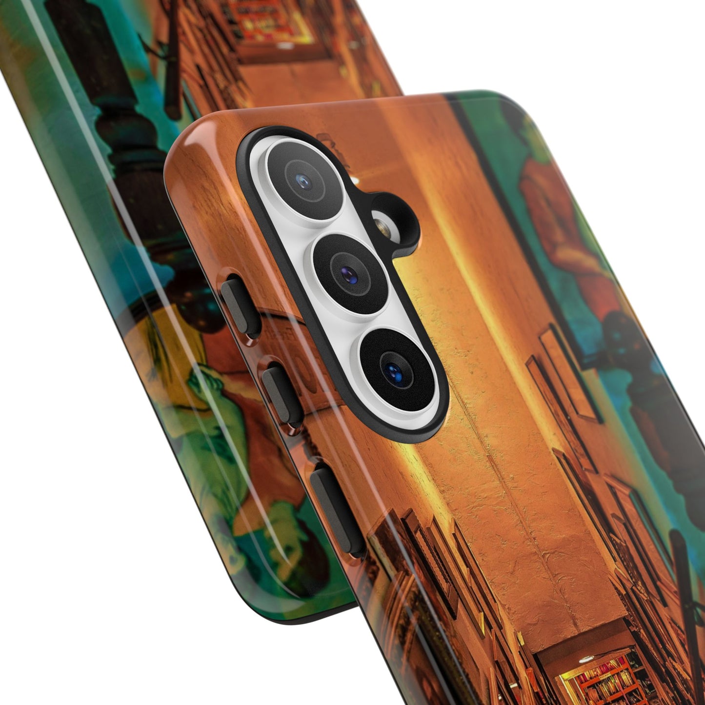 Vintage Gallery Staircase Tough Phone Case--Antique Store Art Phone Cover