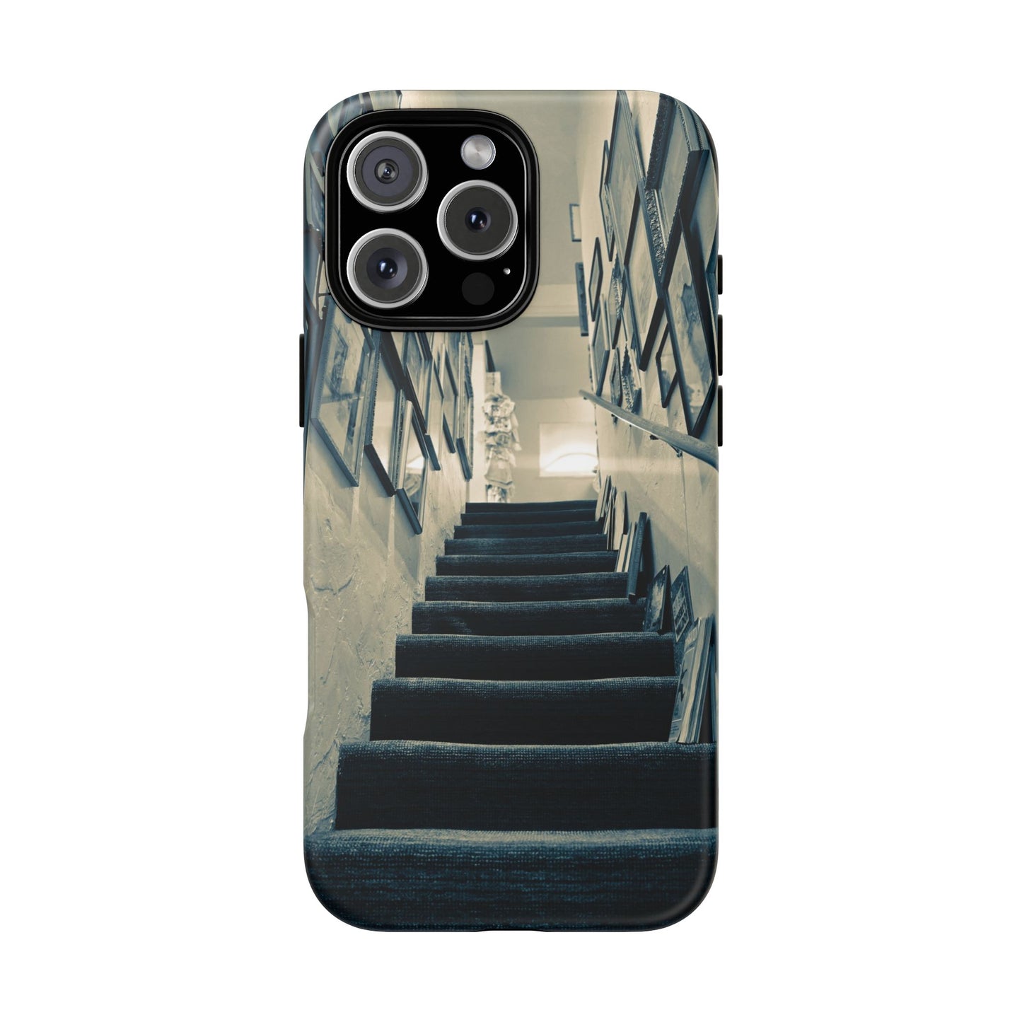 Vintage Boutique Stairway Tough Phone Case, Antique Shop Art Cover for iPhone, Samsung & Google Pixel