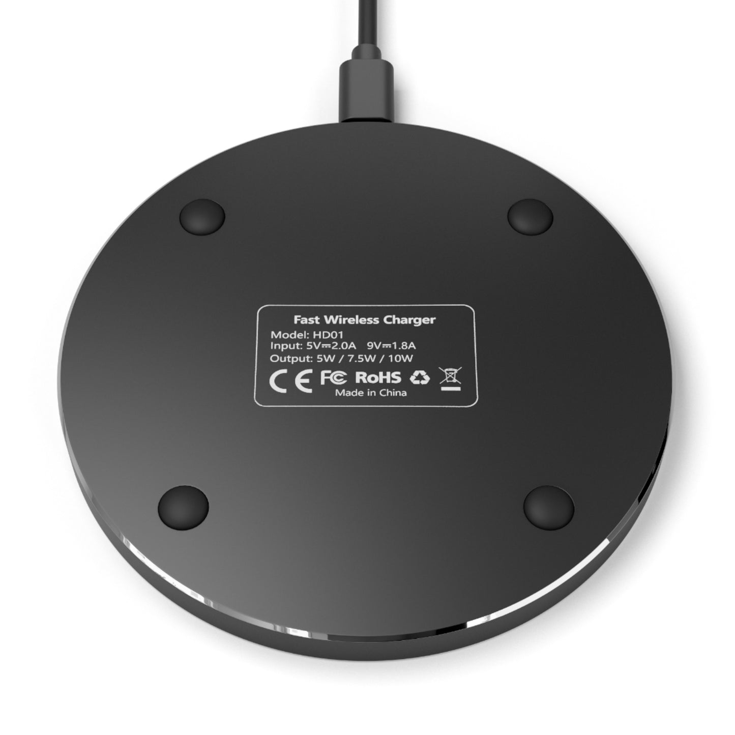 Vintage Guitar Wireless Charger – Qi Phone Charging Pad for Music Lovers, Guitar Player Desk Decor