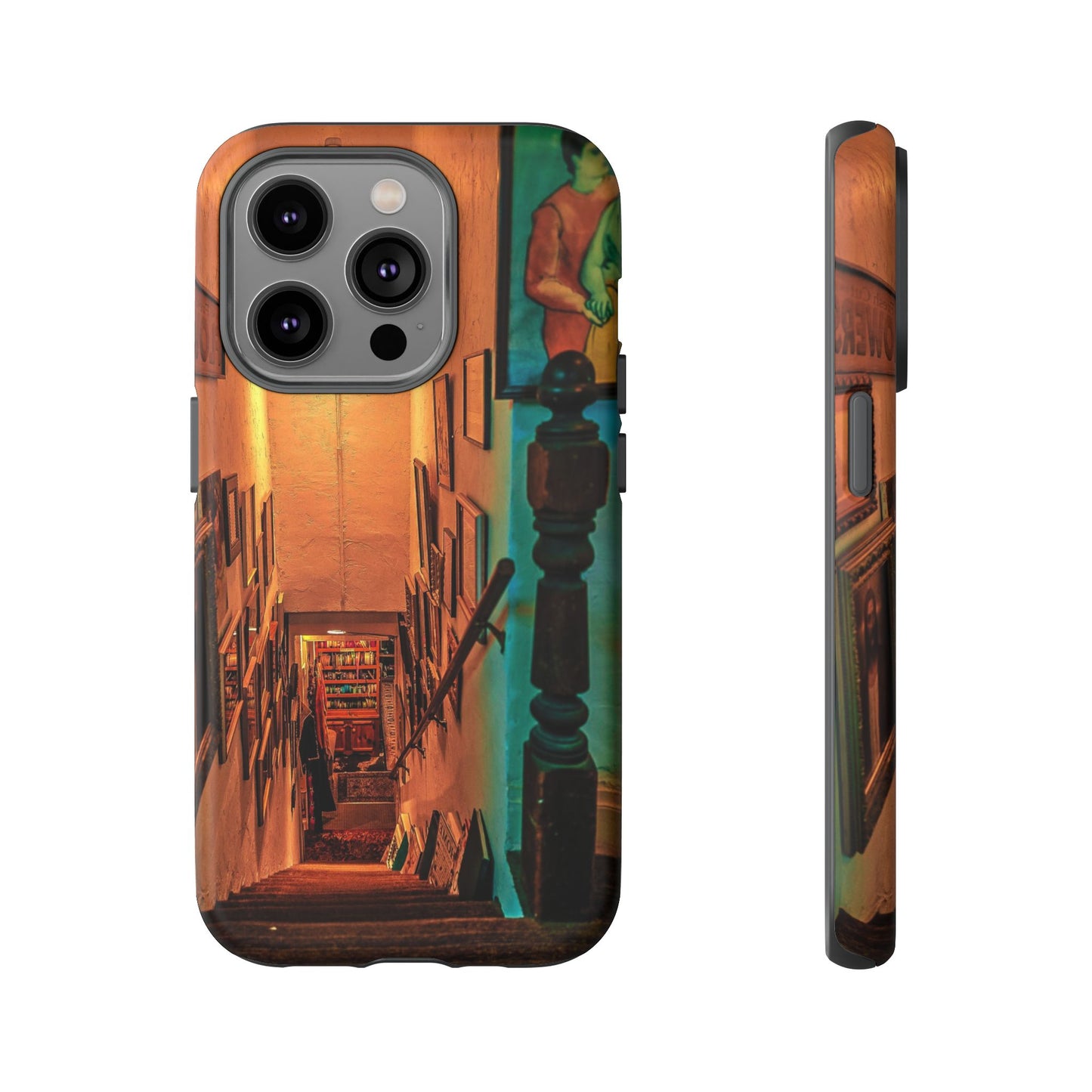 Vintage Gallery Staircase Tough Phone Case--Antique Store Art Phone Cover
