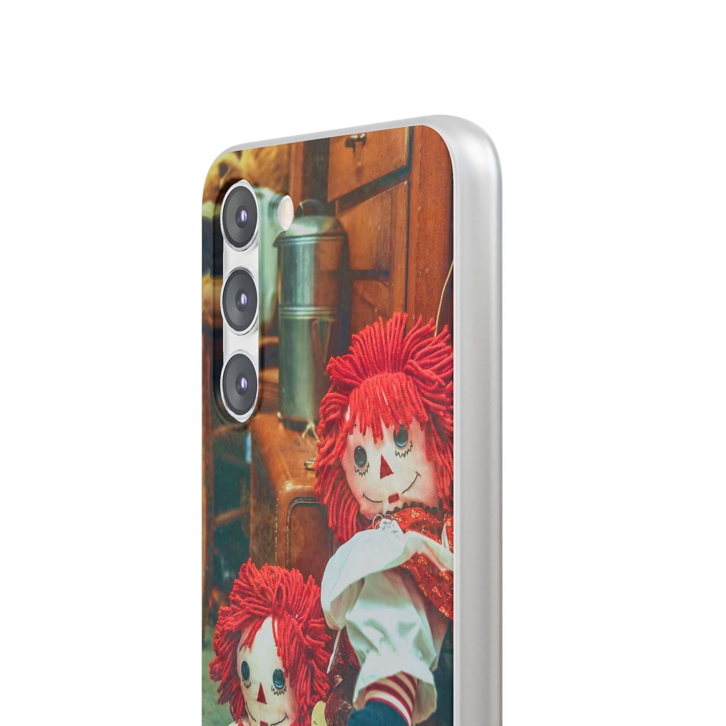 Vintage Doll Phone Cases, Cute Accessory, Gifts for Doll Lovers, Durable Flexi Covers, Fun Phone Protection