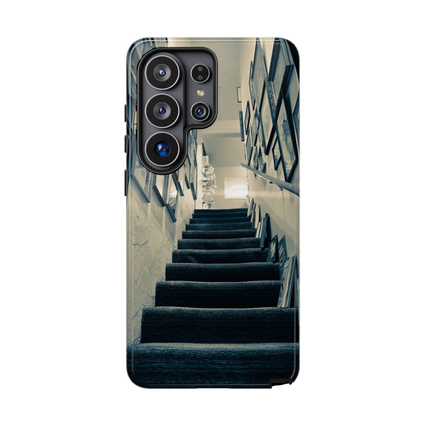 Vintage Boutique Stairway Tough Phone Case, Antique Shop Art Cover for iPhone, Samsung & Google Pixel