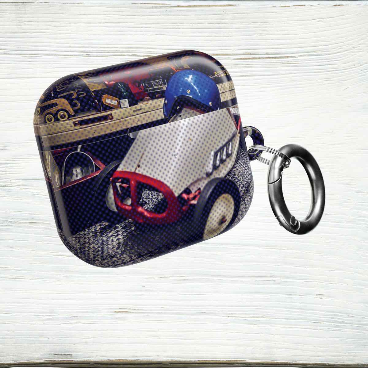 Vintage Go-Kart Racing Airpods Cases – Retro Motorsport Protective Cover