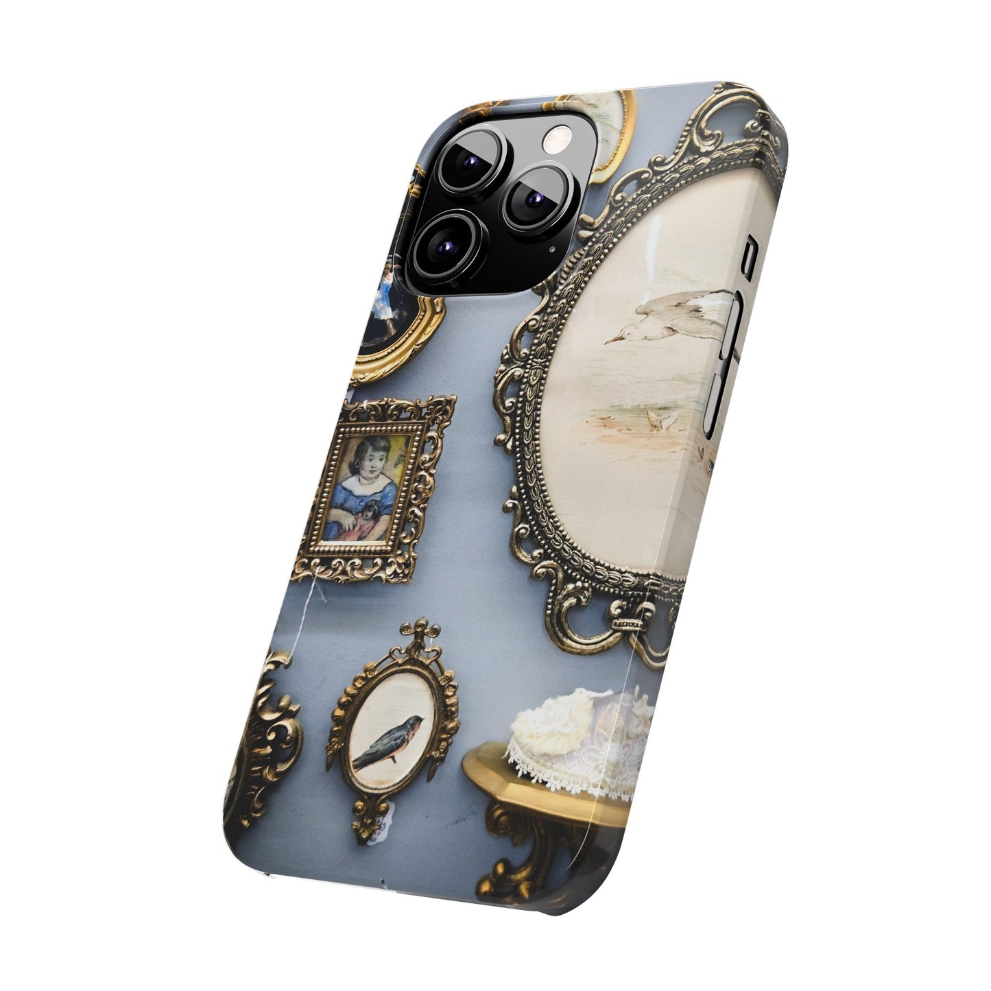 Framed Beauty Slim Phone Case – Vintage with a Twist