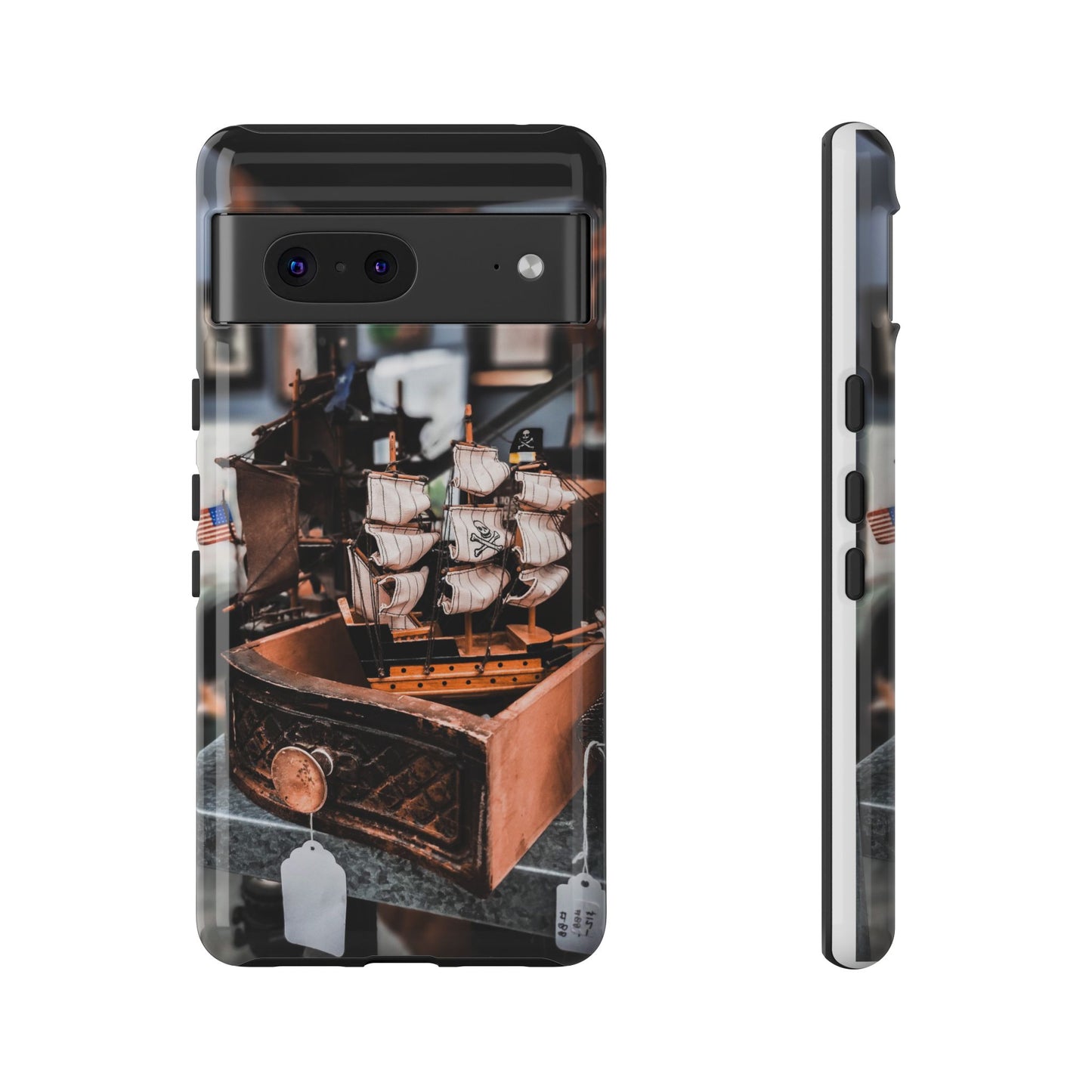 Vintage Ship-Inspired Phone Case, Nautical Design, Tough Phone Cover, Unique Gift for Sea Lovers, Perfect for Summer Adventures