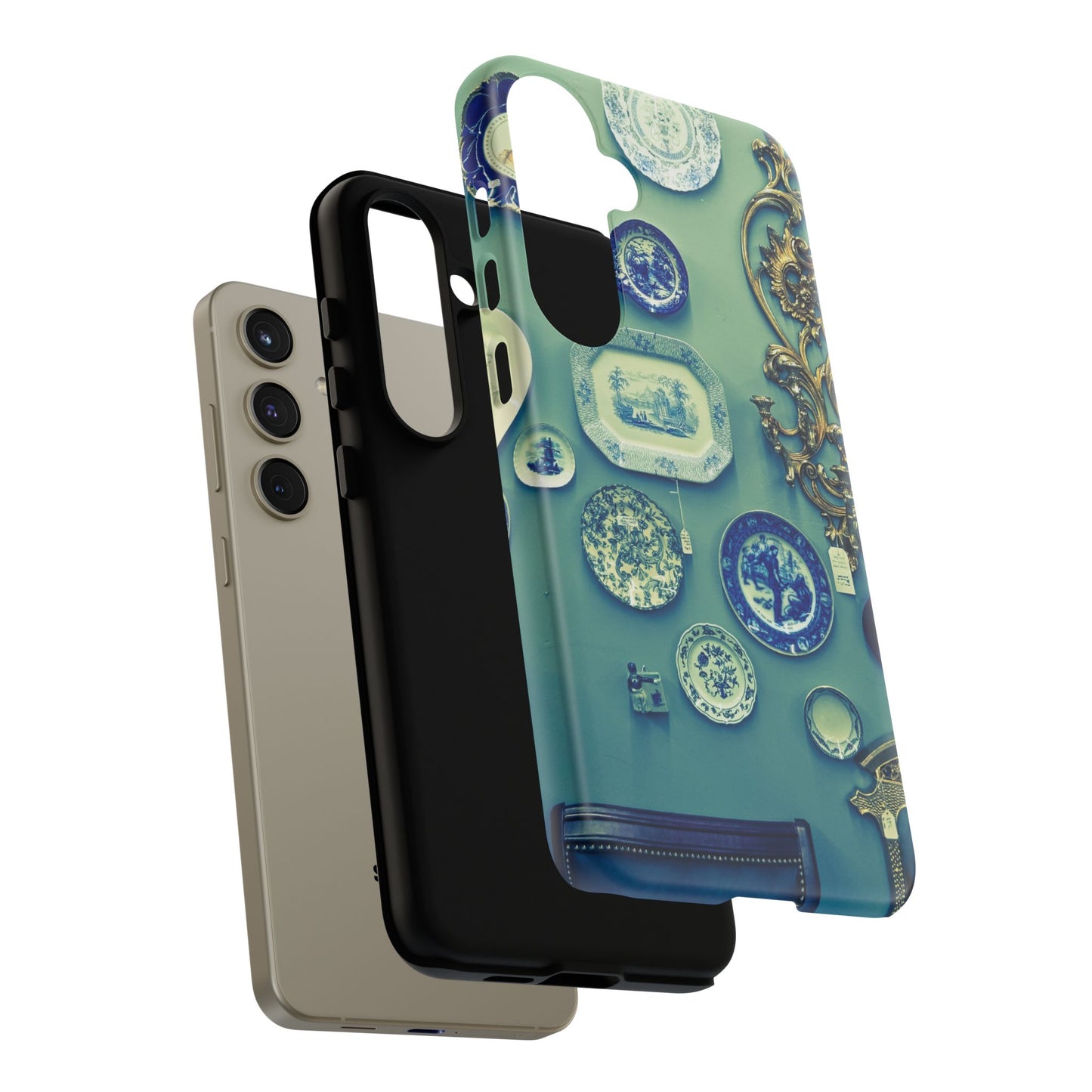 Antique Store Stairwell Phone Case--Vintage Gallery Wall Tough Case
