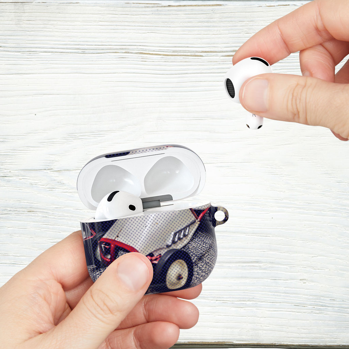 Vintage Go-Kart Racing Airpods Cases – Retro Motorsport Protective Cover