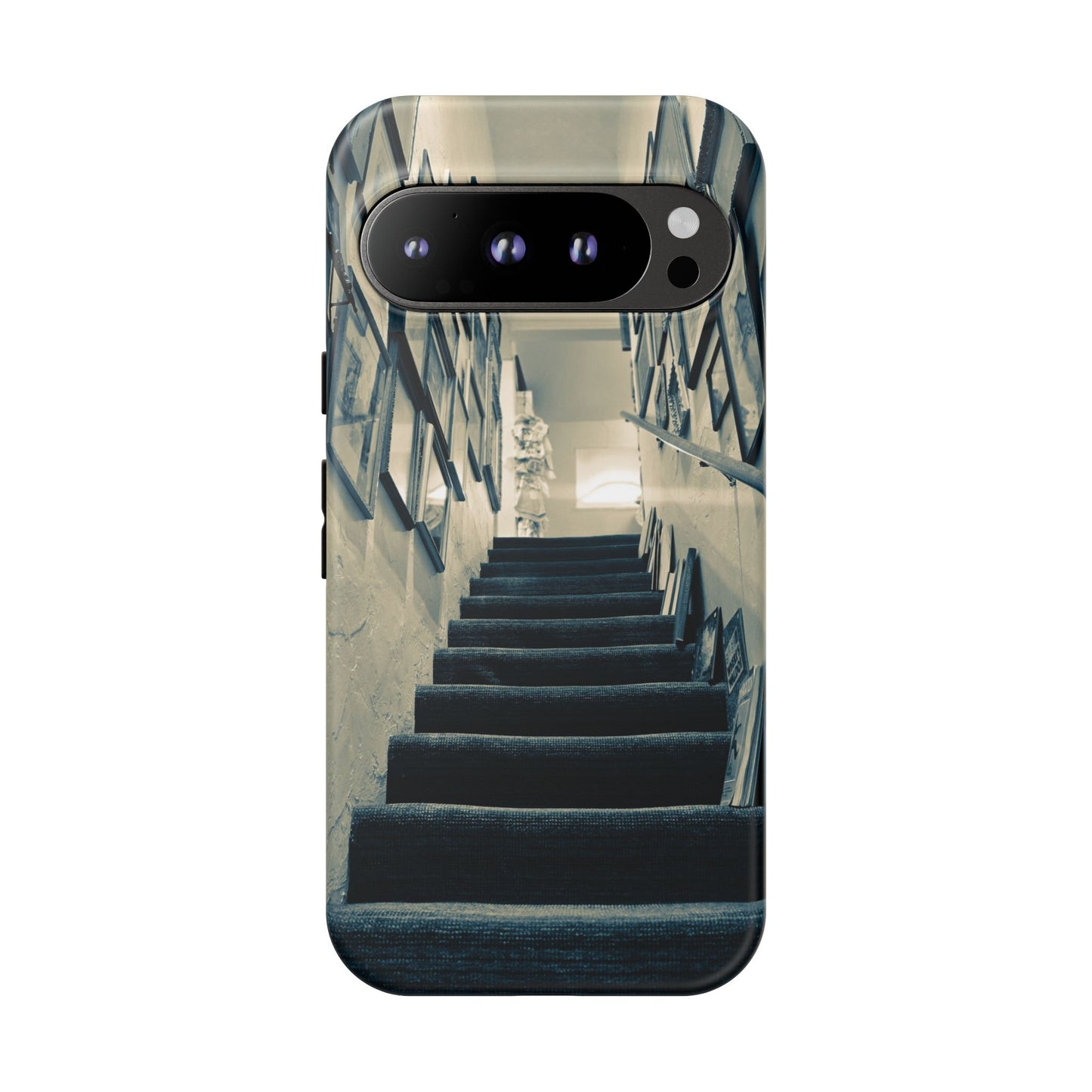 Vintage Boutique Stairway Tough Phone Case, Antique Shop Art Cover for iPhone, Samsung & Google Pixel