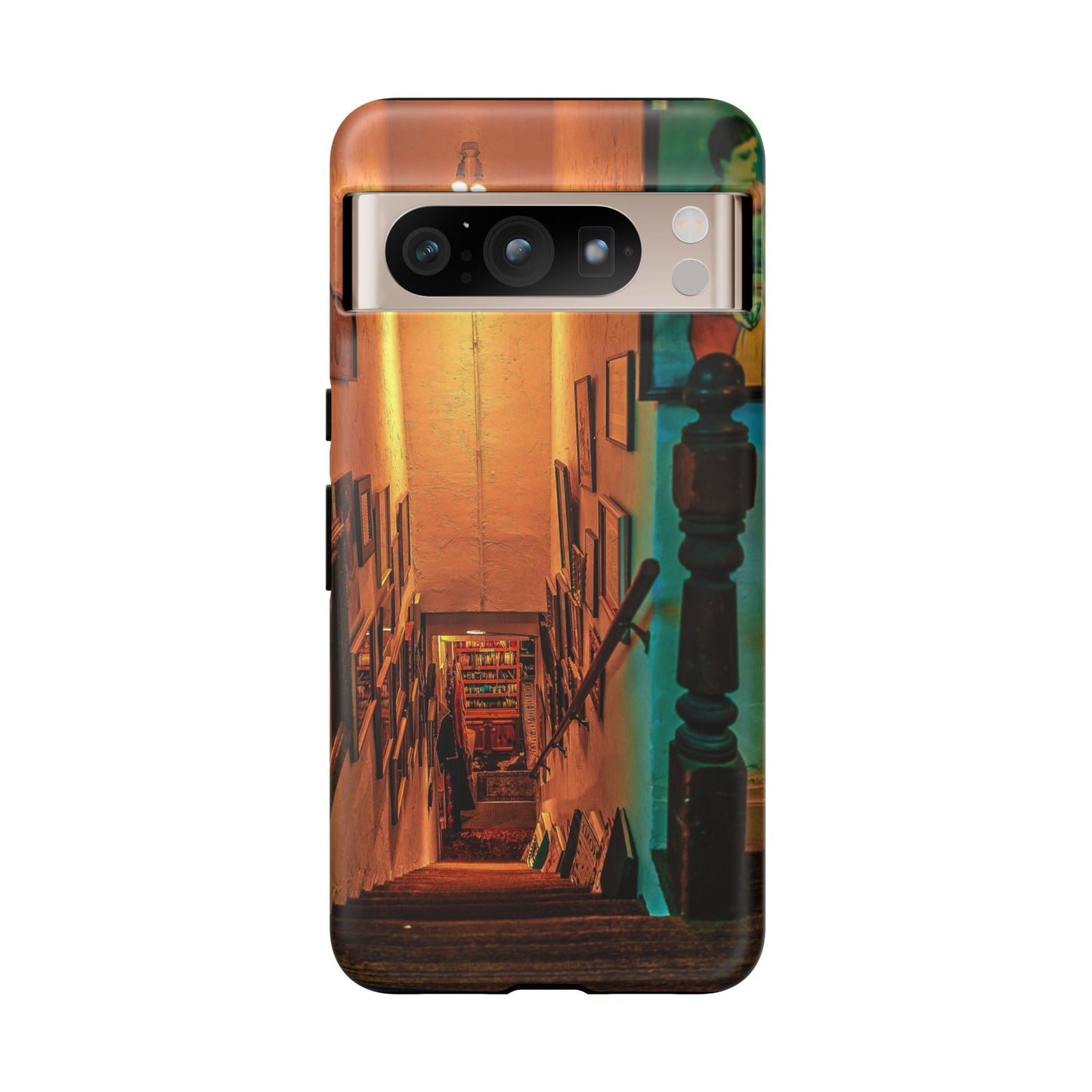 Vintage Gallery Staircase Tough Phone Case--Antique Store Art Phone Cover
